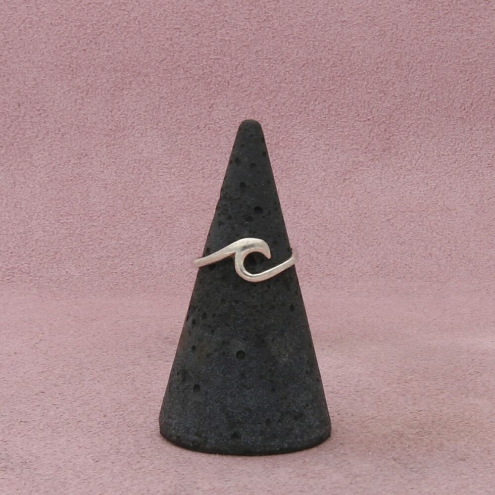 sterling silver ocean wave toe ring size 4